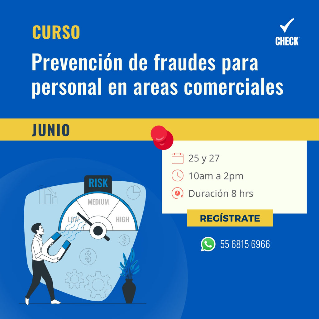 Curso prevencion de fraudes para personal en areas comerciales